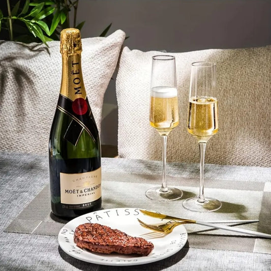 6pcs champagne glasses