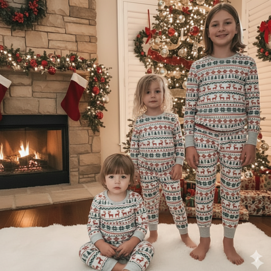 Kids Unisex Matching Christmas Pajamas