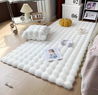 Ultra Soft Fur Bedside Carpet