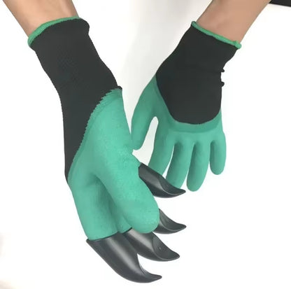 Gardening gloves with claws