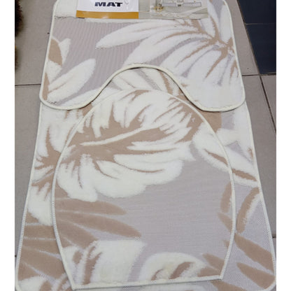 3Pcs  Toilet Mat Set