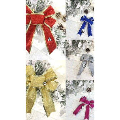 2pcs Christmas Bows