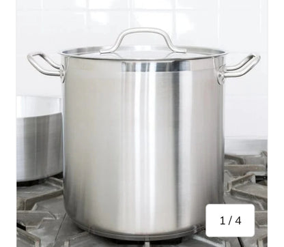 22.4L BA SoulChef Deep Casserole with Lid SS443