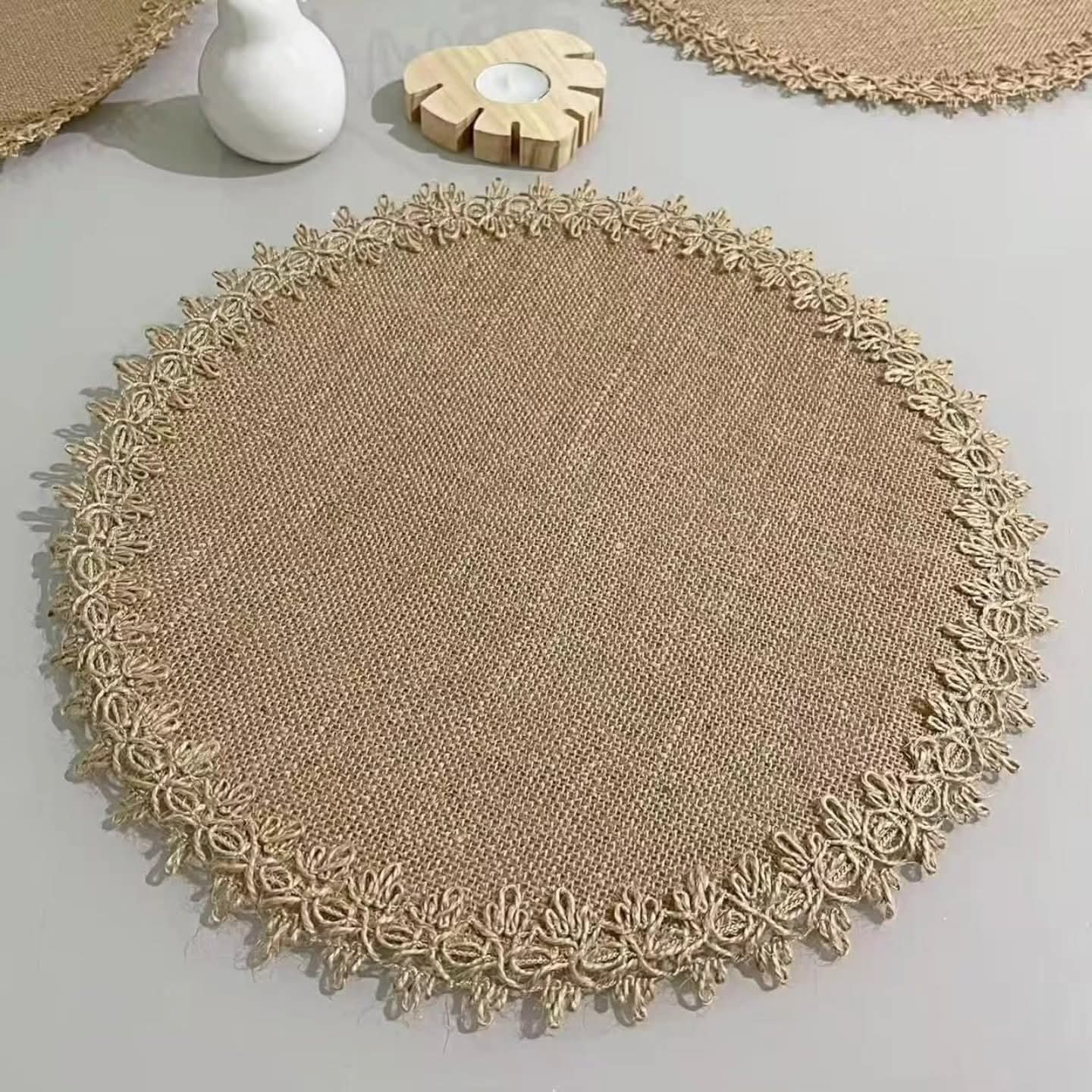 6Pc Round Placemats 