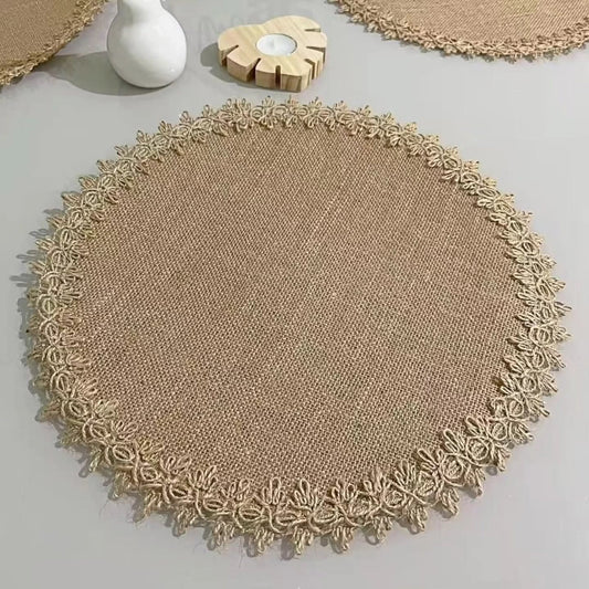6Pc Round Placemats 