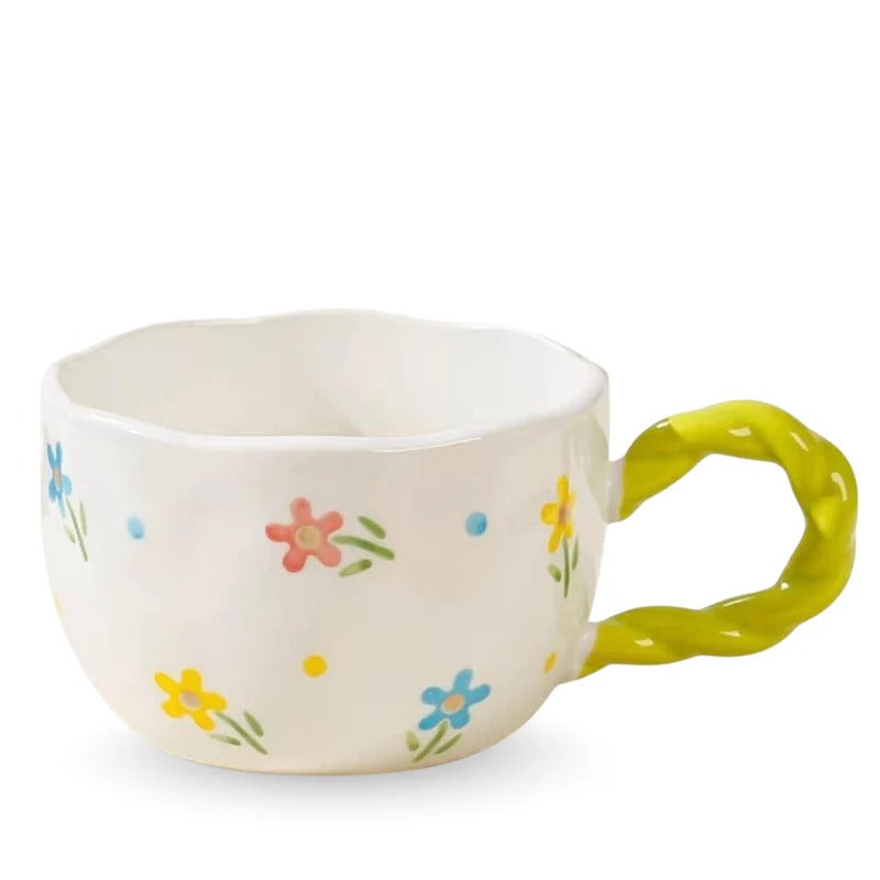 Floral Ceramic Mugs