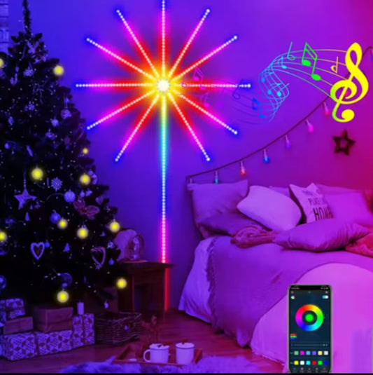 Christmas led fireworks lights