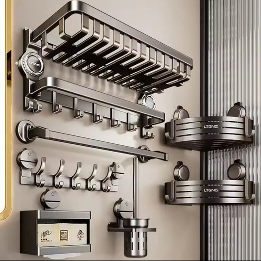 7pc Bathroom caddy set