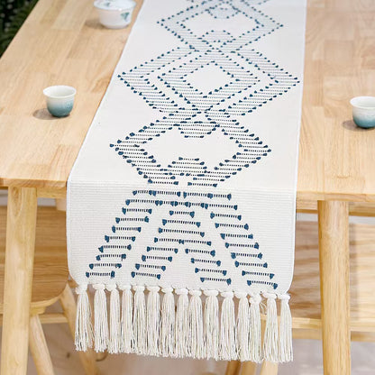 Boho Table Runners with Tassels