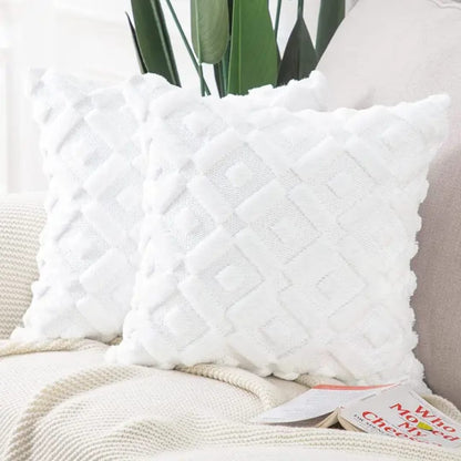 Geometric Tufted Throw Pillow Covers