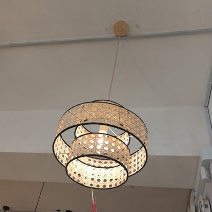 Bamboo Layered Pendant Lamp  PL WD25-24