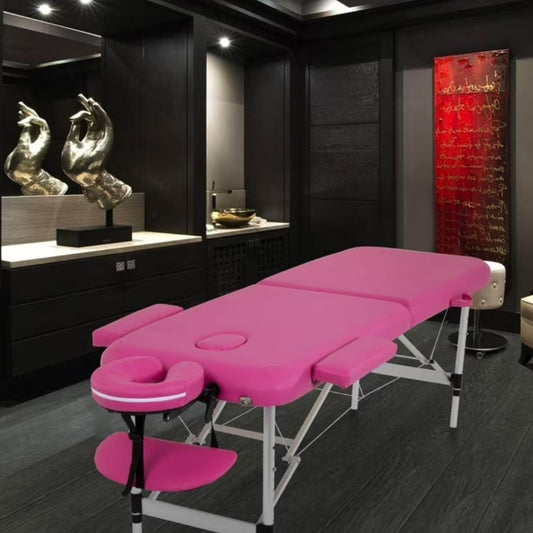 Portable 2 Section Professional Massage Table and Lash Bed