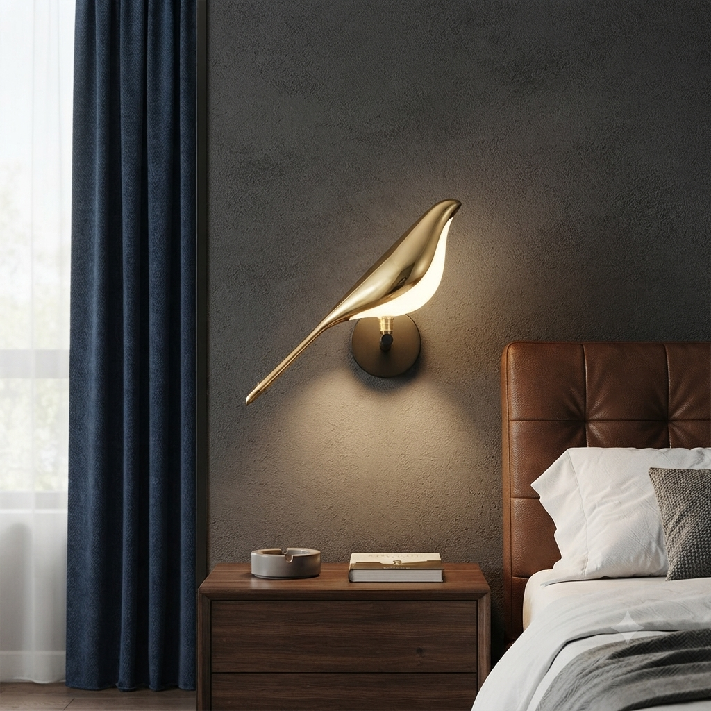 Bird Shaped Wall Bracket Light 