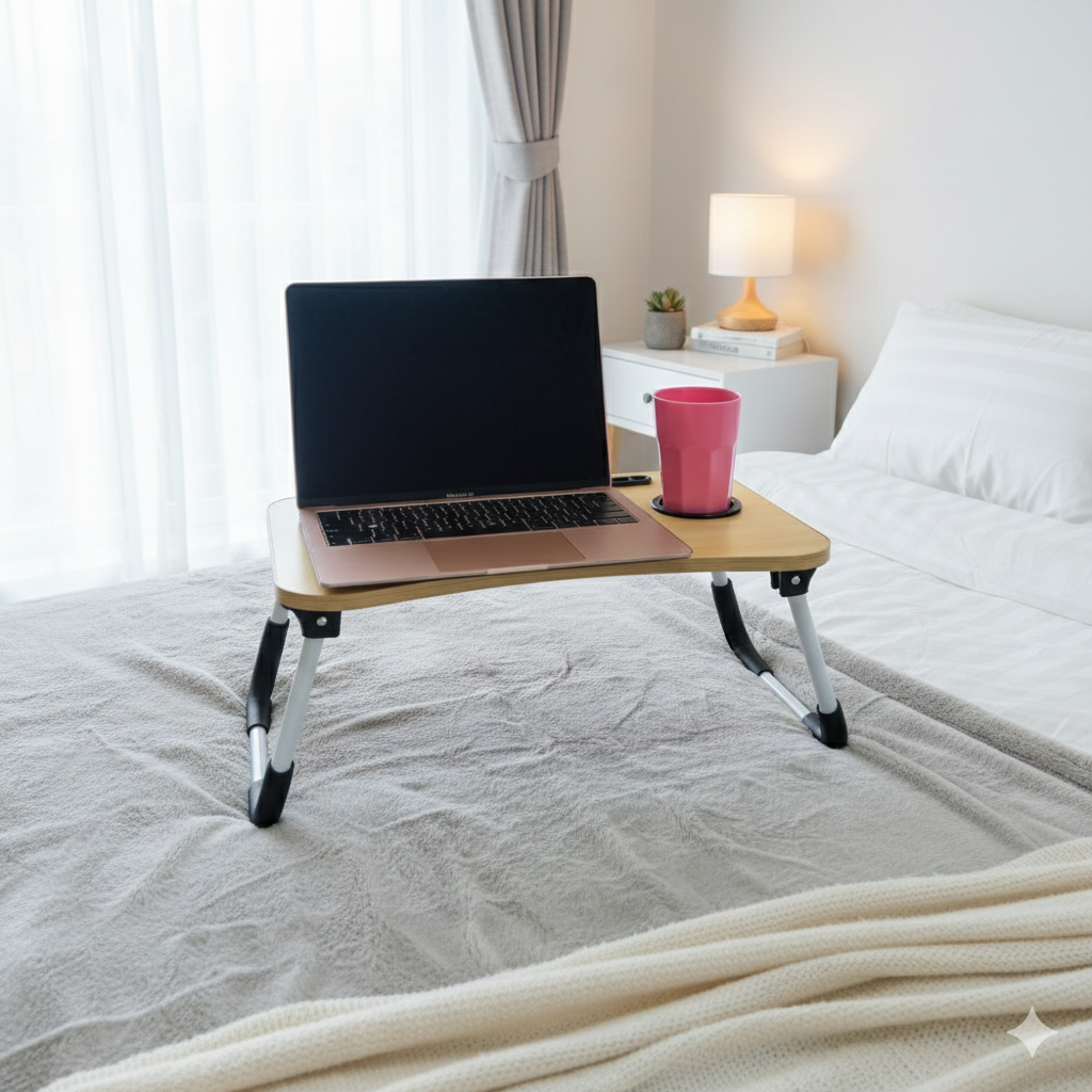 Foldable  Breakfast and Laptop Desk