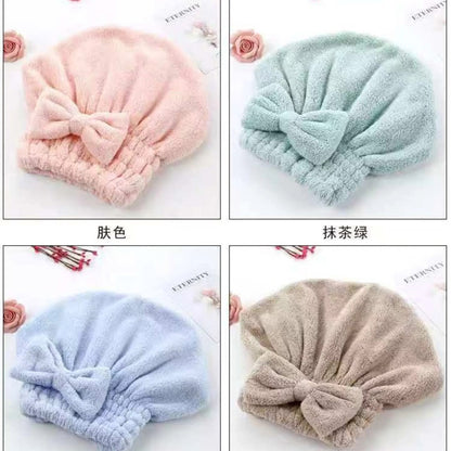 Absorbent quick drying hair cap