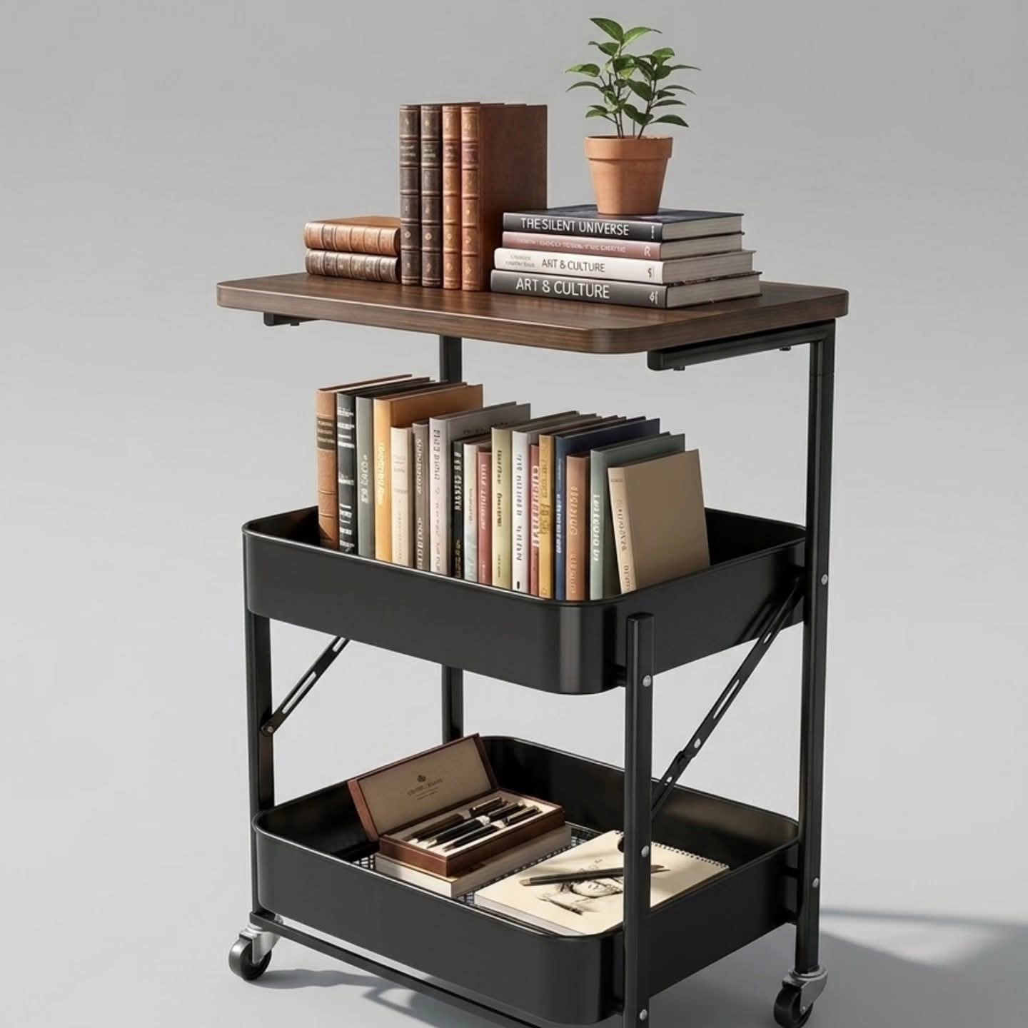 3 Tier  Rolling  Storage
