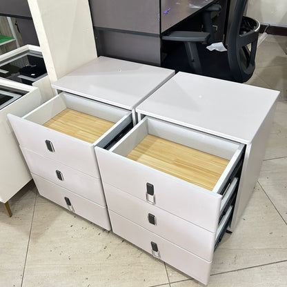 3-Drawer Bedside Stool Cabinet