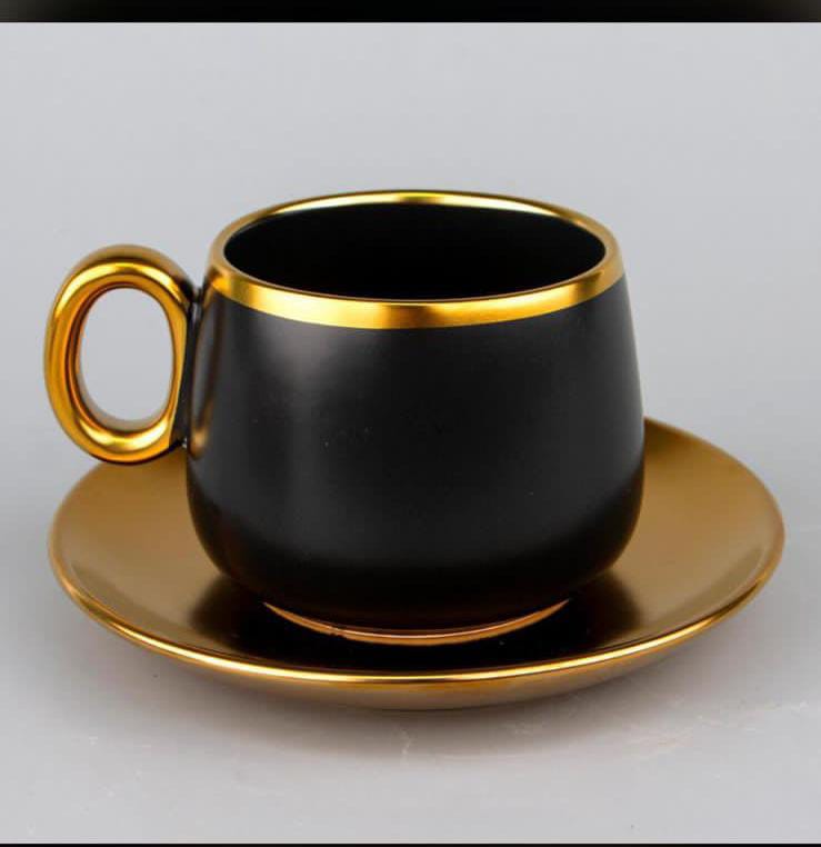 Unique classy cups and saucer.