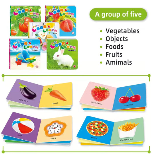 Look and learn hard cover books