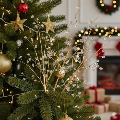 Christmas Decorations Crystal Bud Branches