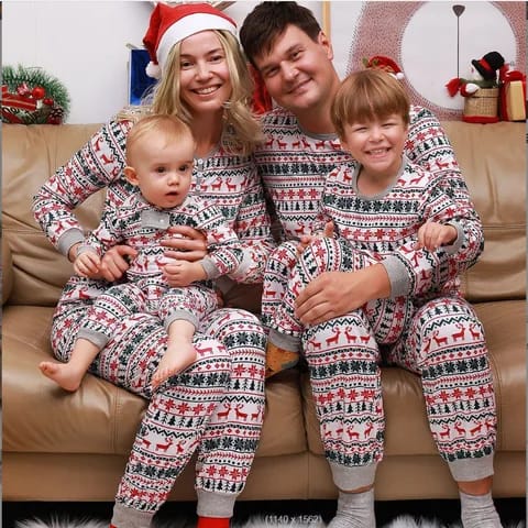 Kids Unisex Matching Christmas pajamas