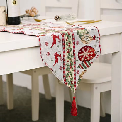 Christmas rustic table runner