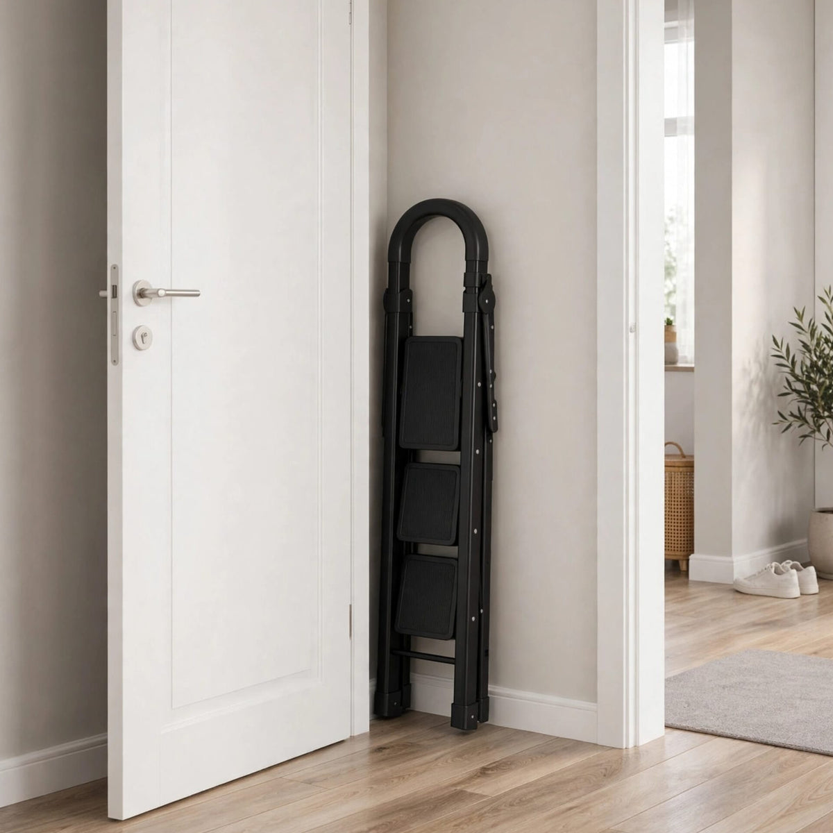 4Steps Folding Ladder With Safety Handle