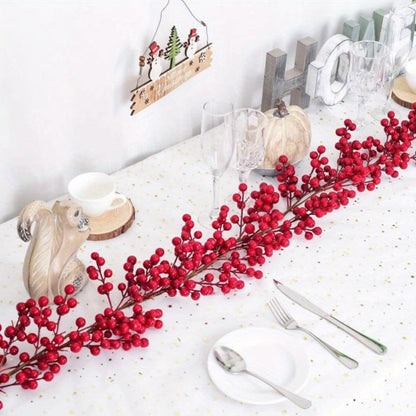 Artificial Red Berry Plants Christmas