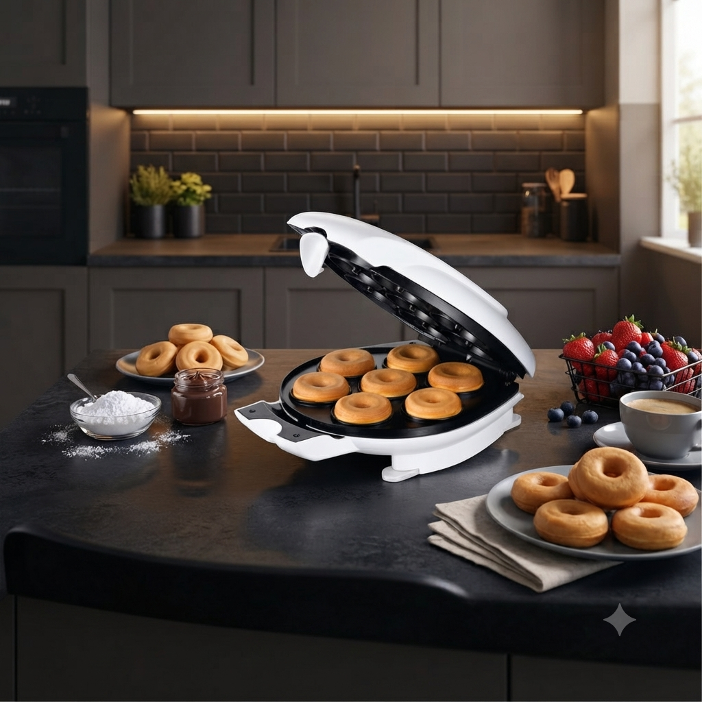 Sanford Doughnut Maker With 7 Pcs Non Stick Plates and 700W Power - SF5775DM