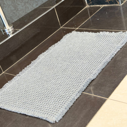 Minimalist Waffle Bathroom Door Mat