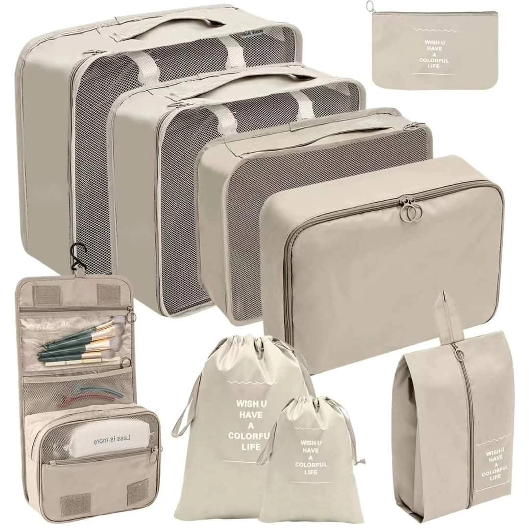 9-Piece Luggage Travel Organizers for Suitcases