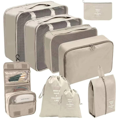 9-Piece Luggage Travel Organizers for Suitcases