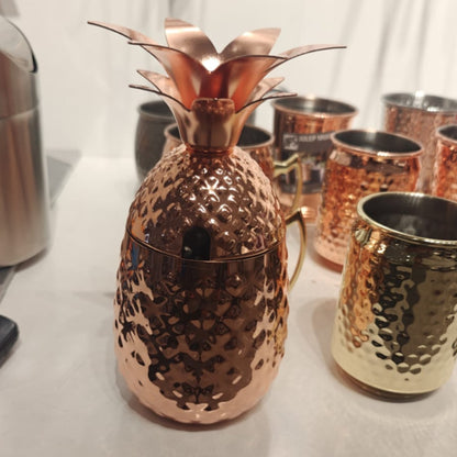 500Ml Pineapple Barrel Copper Mug HMBA805