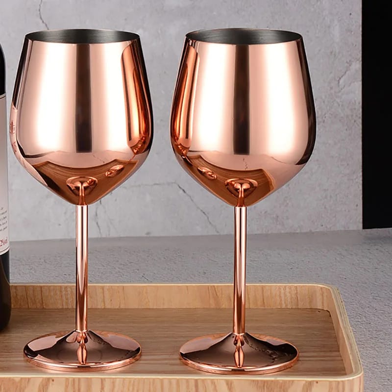 Stainless Steel Non Breakable wine glasses