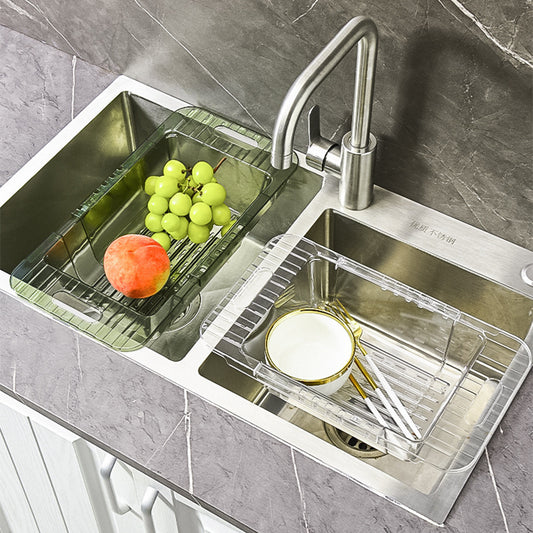 Acrylic over the sink colander