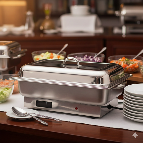 9 Ltr Electric Stainless Chaffing Dish