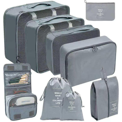 9pcs luggage travel organizer