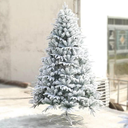 Snow Flocked Christmas Tree