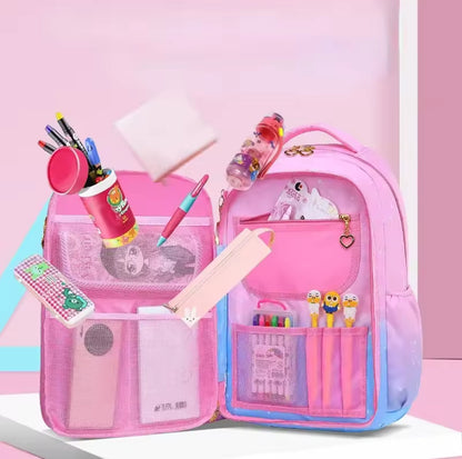 School bags backpack with multiple compartments
