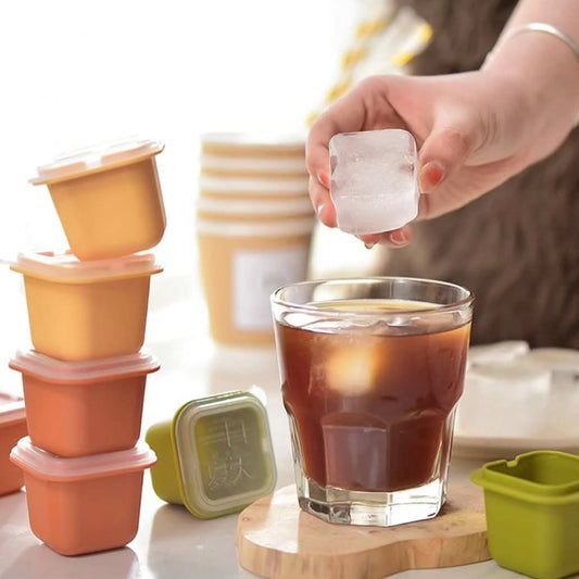 6pc Ice cubes moulds