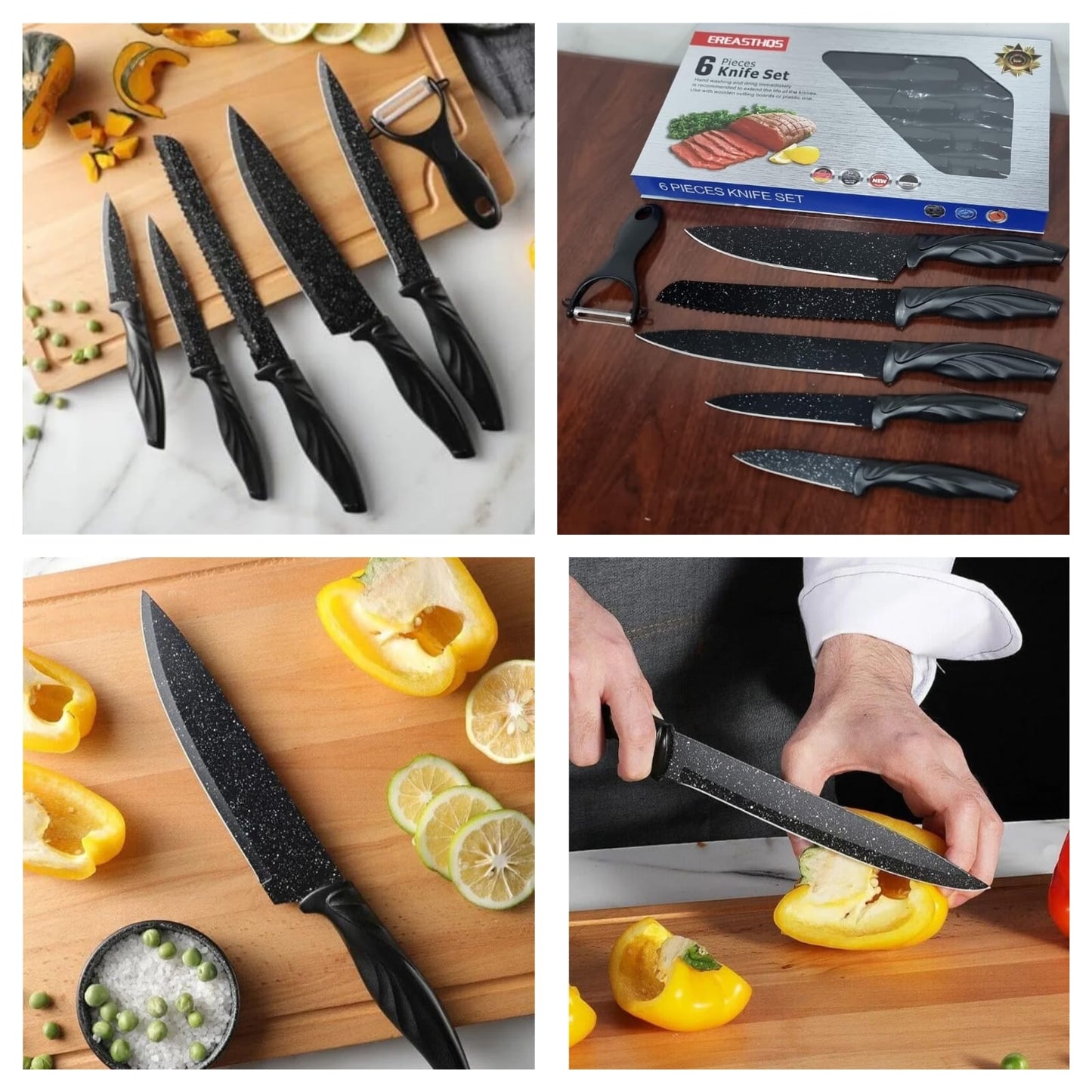7pcs chefs knives set