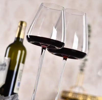 Long Stem Wide Wine Glasses