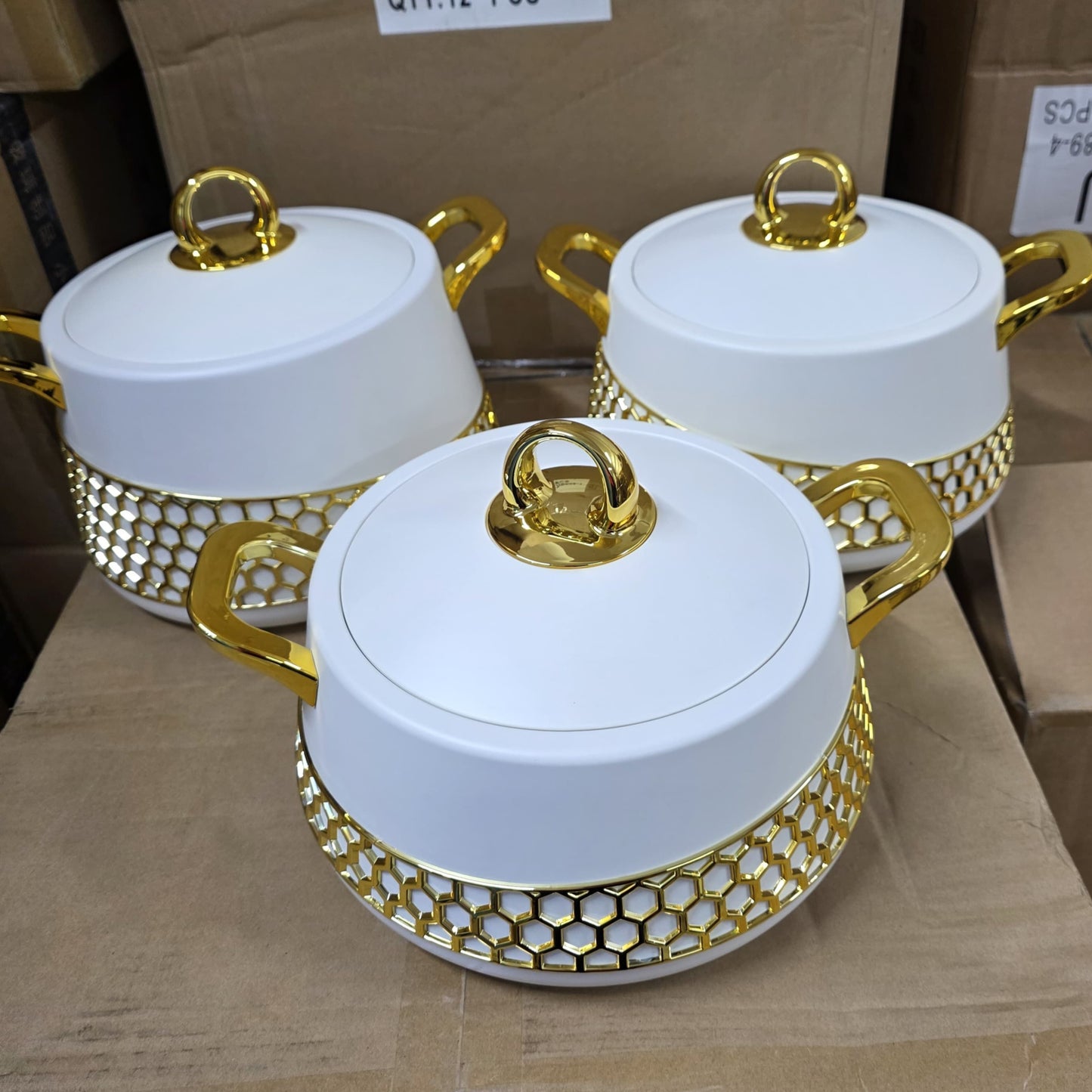 3pc Food warmers casserole hotpots