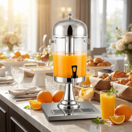 8 Ltr Stainless Steel Single Bowl Juice Dispenser