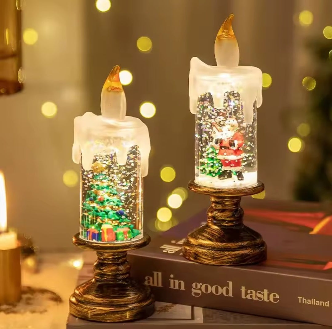 Christmas LED Candle Light with Built-in Battery