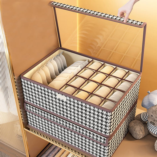 17 grid undergarment organizer