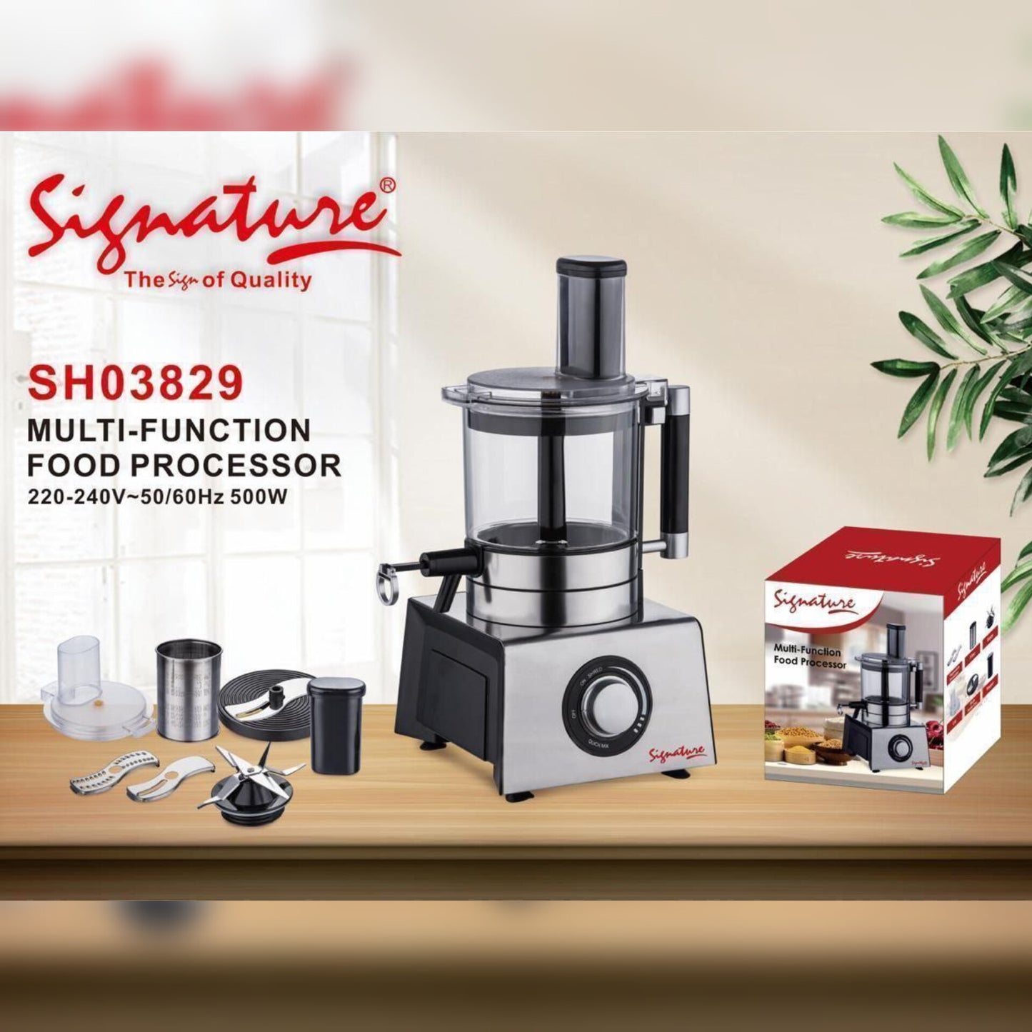 Signature food processor