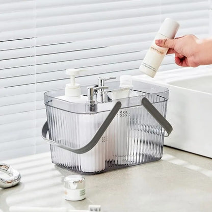 Clear storage basket