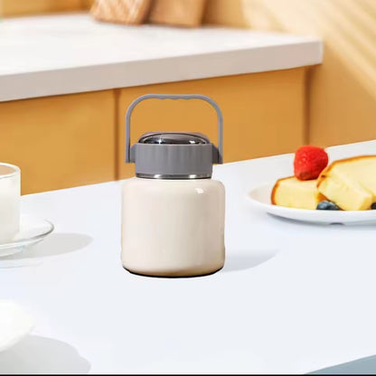 Unbreakable portable insulated thermo food flask