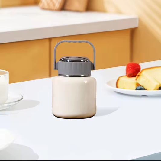 Unbreakable portable insulated thermo food flask